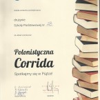 konkurs polonistyczna Corrida